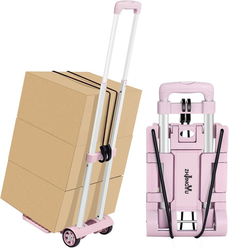Folding dolly pink hand - pink,